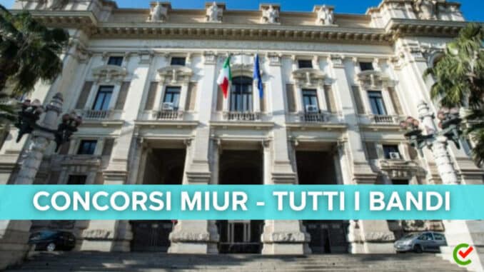 Concorsi MIUR – Tutti i bandi