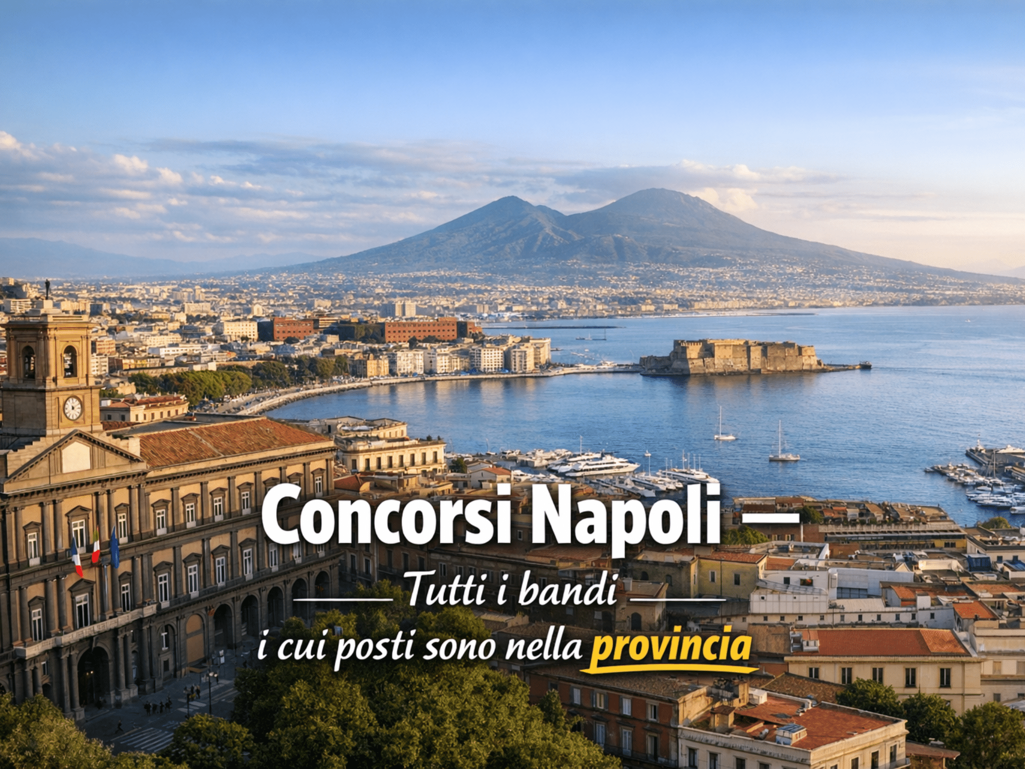Concorsi Napoli 2026 - Tutti i bandi aperti nella provincia di Napoli