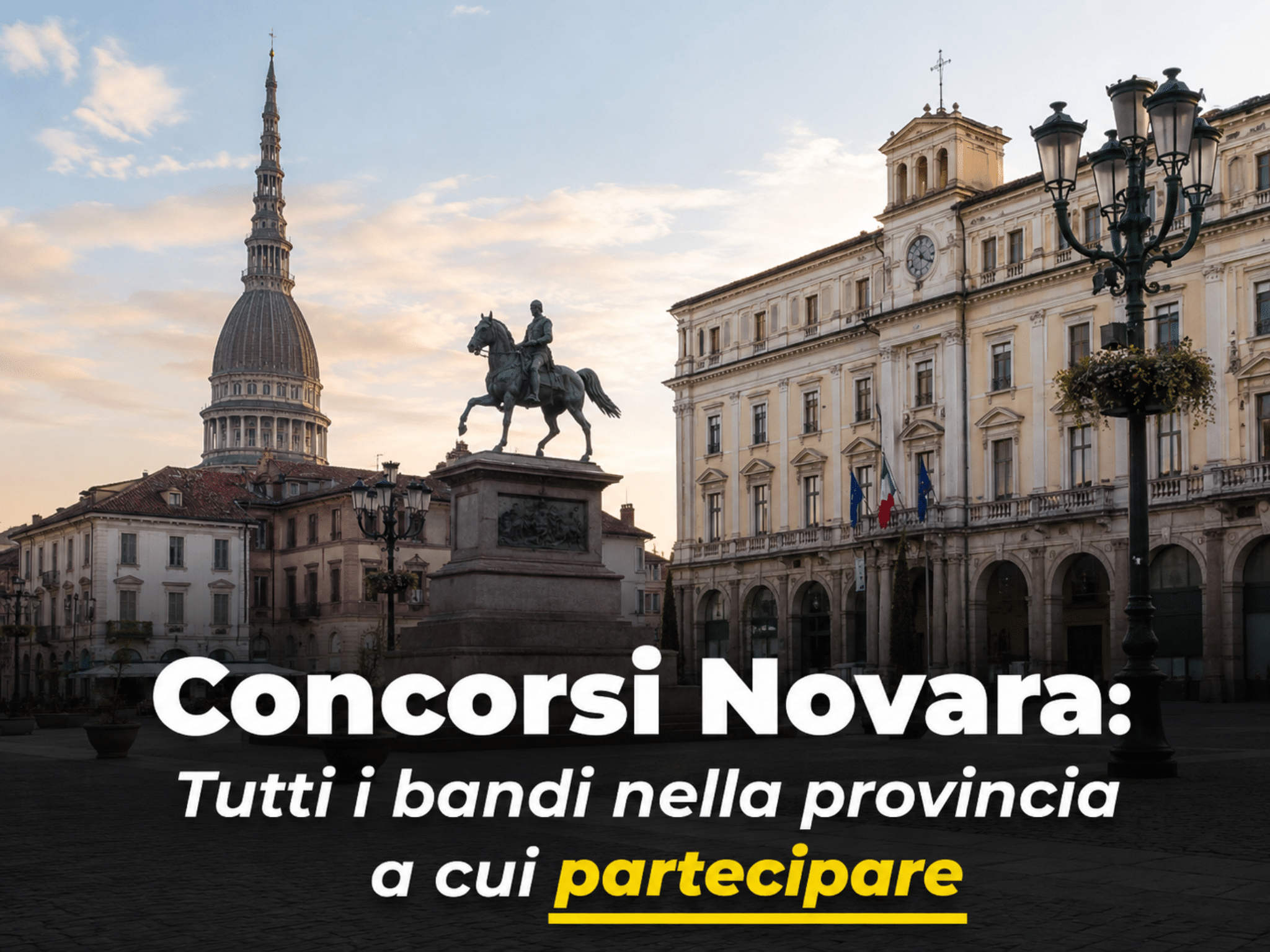 Concorsi Novara 2026 - Tutti i bandi aperti nella provincia