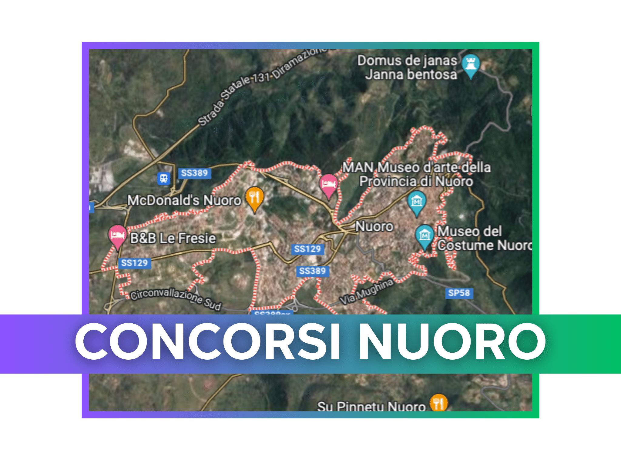 Concorsi Nuoro 2026 - Tutti i bandi aperti nella provincia