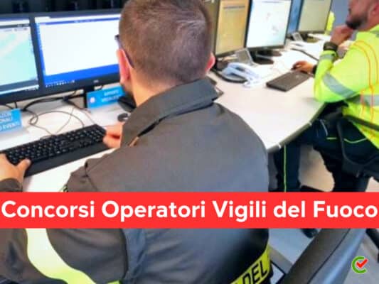 Concorsi Operatori Vigili del Fuoco