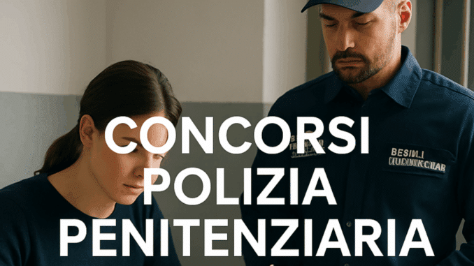 Concorsi Polizia Penitenziaria 2025 – Tutti i bandi
