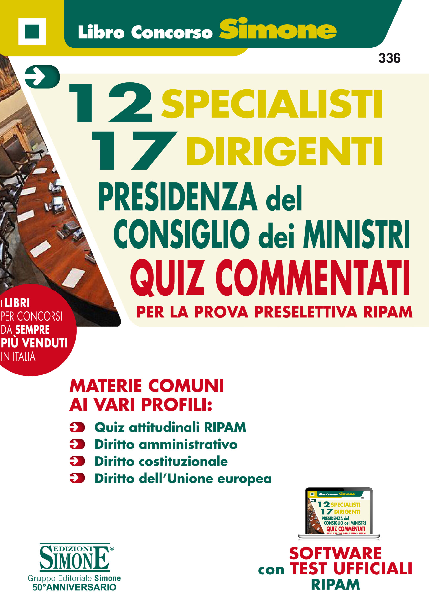 Concorsi Presidenza del Consiglio – Manuale per la prova preselettiva