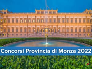Concorsi Provincia di Monza 2022