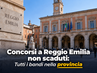 Concorsi Reggio Emilia 2026 non scaduti – Tutti