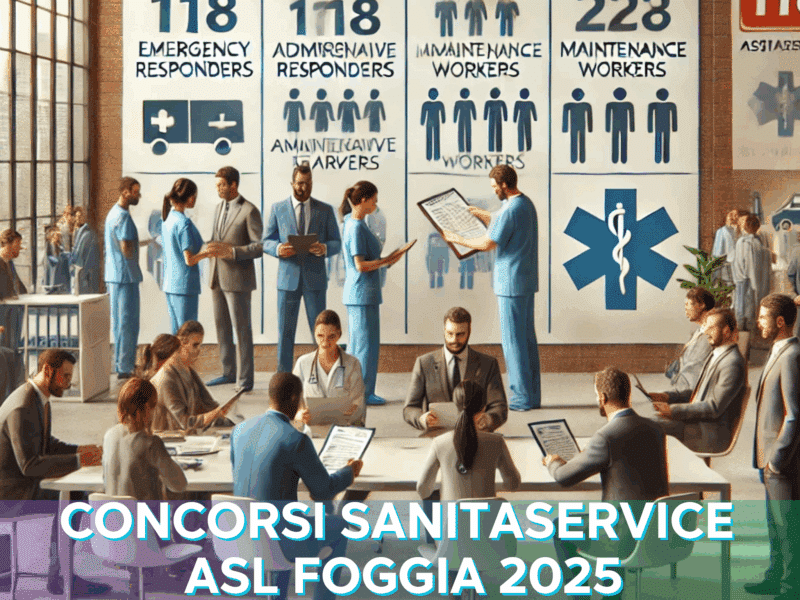 Concorsi Sanitaservice ASL Foggia 2025 (1)
