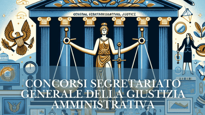 Concorsi Segretariato Generale della Giustizia Amministrativa 2025 – Tutti i bandi e le guide