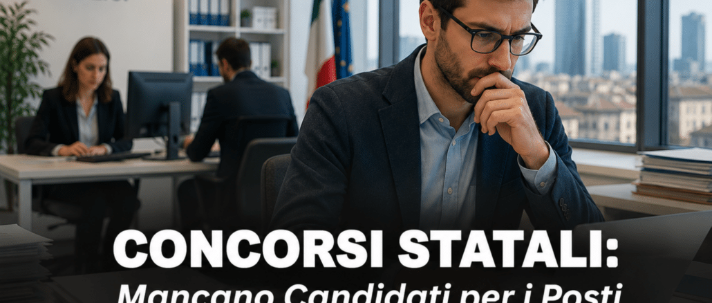 Concorsi Statali Mancano Candidati per i Posti al Nord
