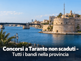 Concorsi Taranto 2026 non scaduti