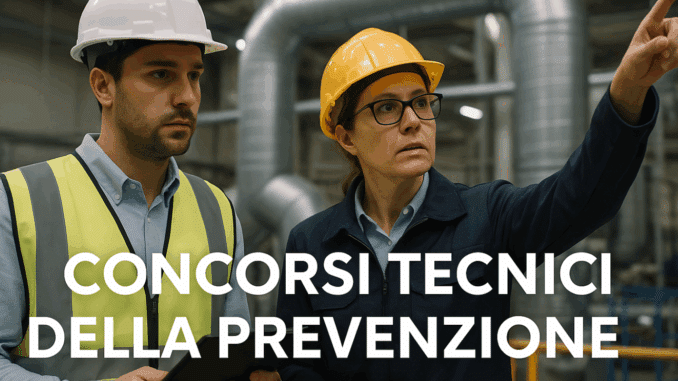 Concorsi Tecnici della Prevenzione 2025 – Tutti i bandi