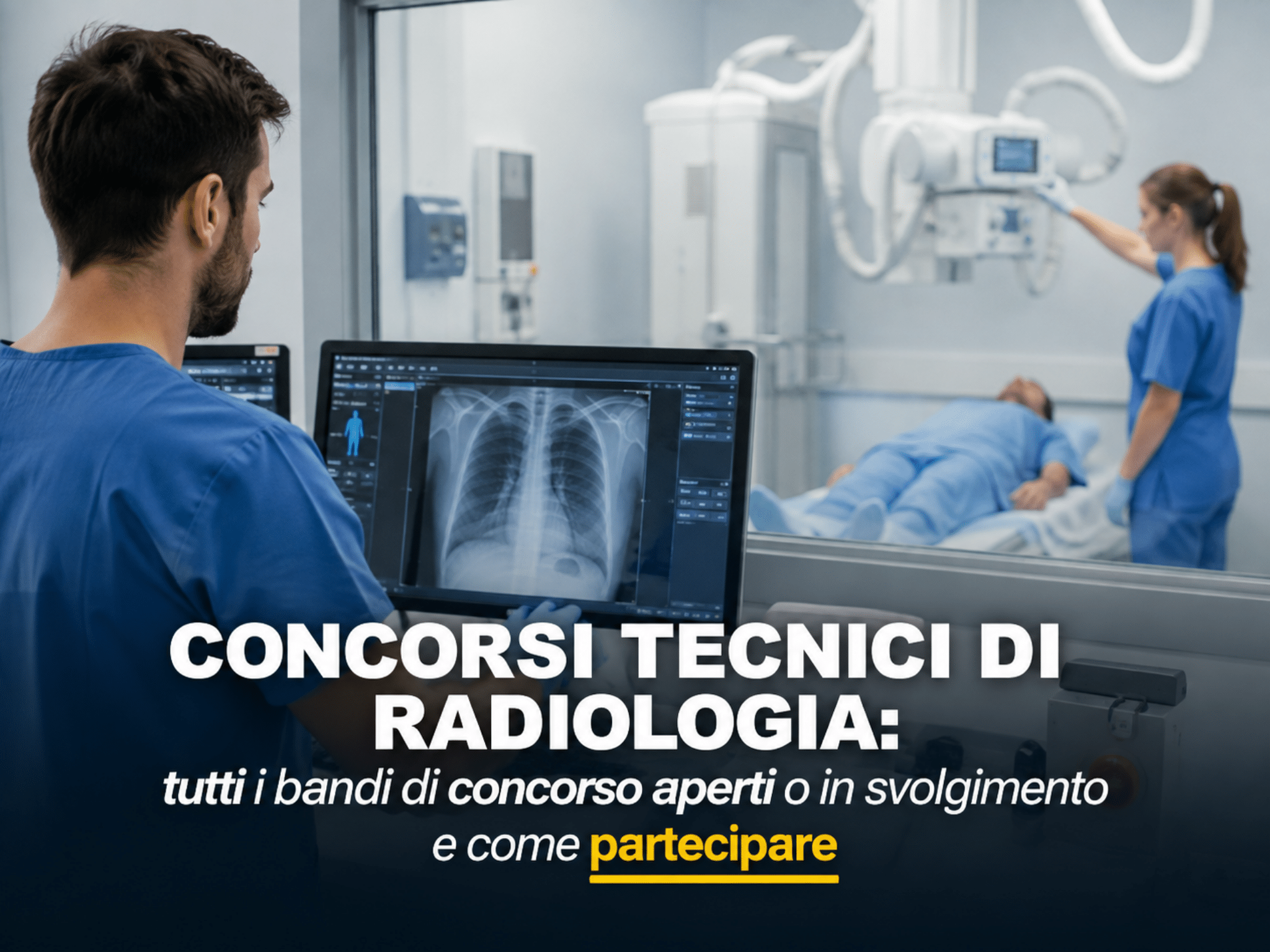 Concorsi Tecnici di Radiologia 2026 – Tutti i bandi di concorso aperti o in svolgimento