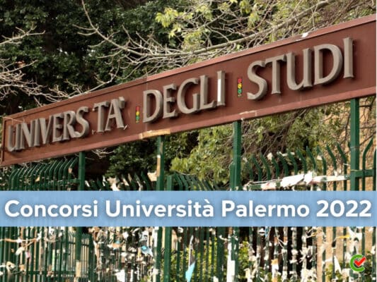 Concorsi Università Palermo 2022 profili vari