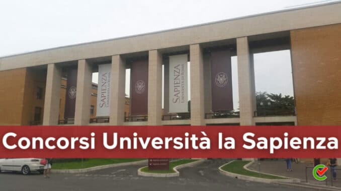 Concorsi Università la Sapienza