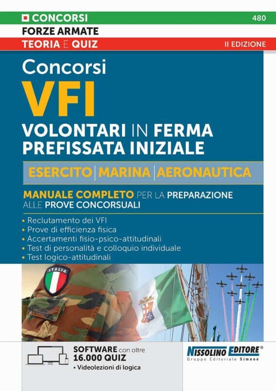 Manuale Concorsi VFI Esercito, Marina, Aeronautica