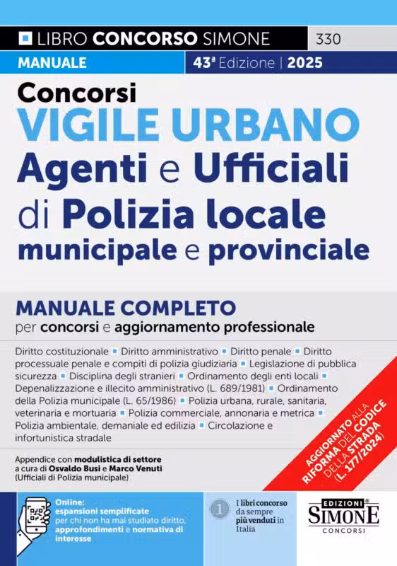 Manuale Agente di Polizia Locale