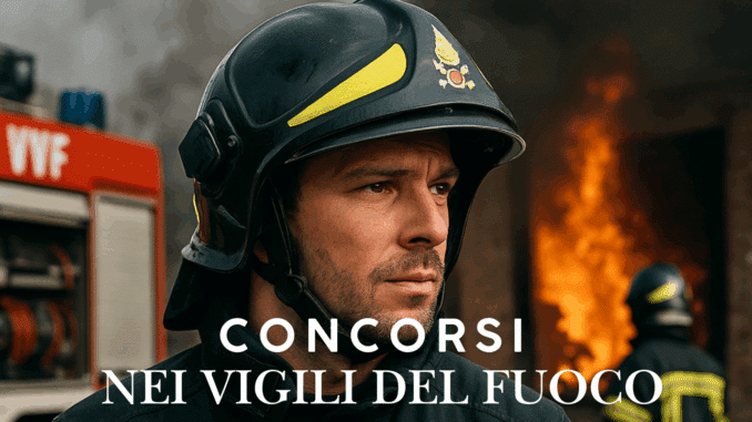 Concorsi Vigili del Fuoco 2025 – Tutti i bandi