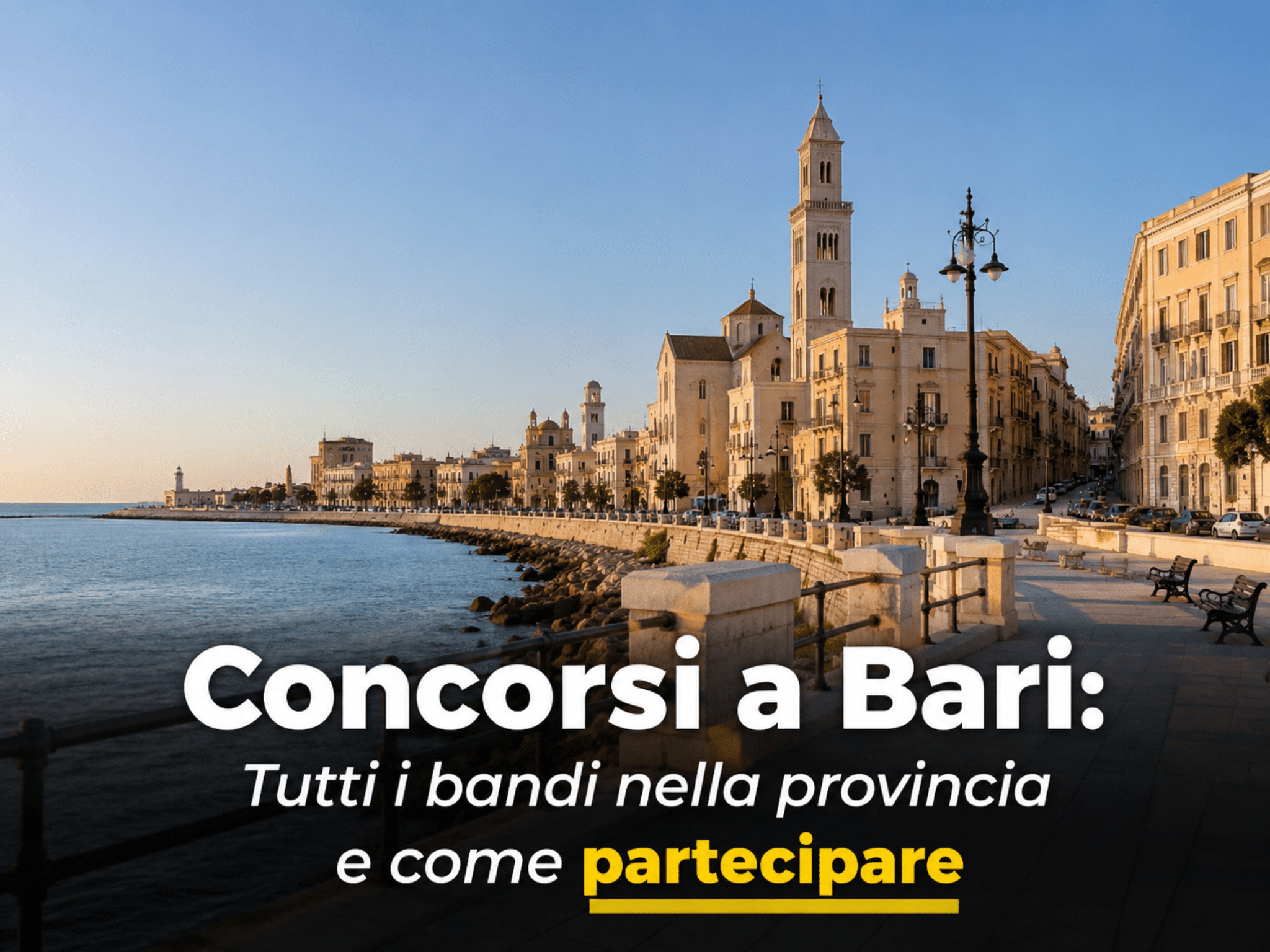 Concorsi Bari 2026 – Tutti i bandi nella provincia