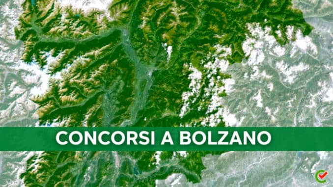 L'elenco di tutti i Concorsi banditi a Bolzano!