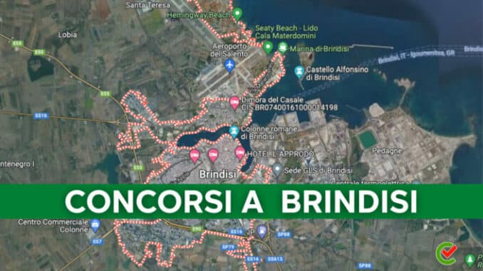 Concorsi a Brindisi, l'elenco completo