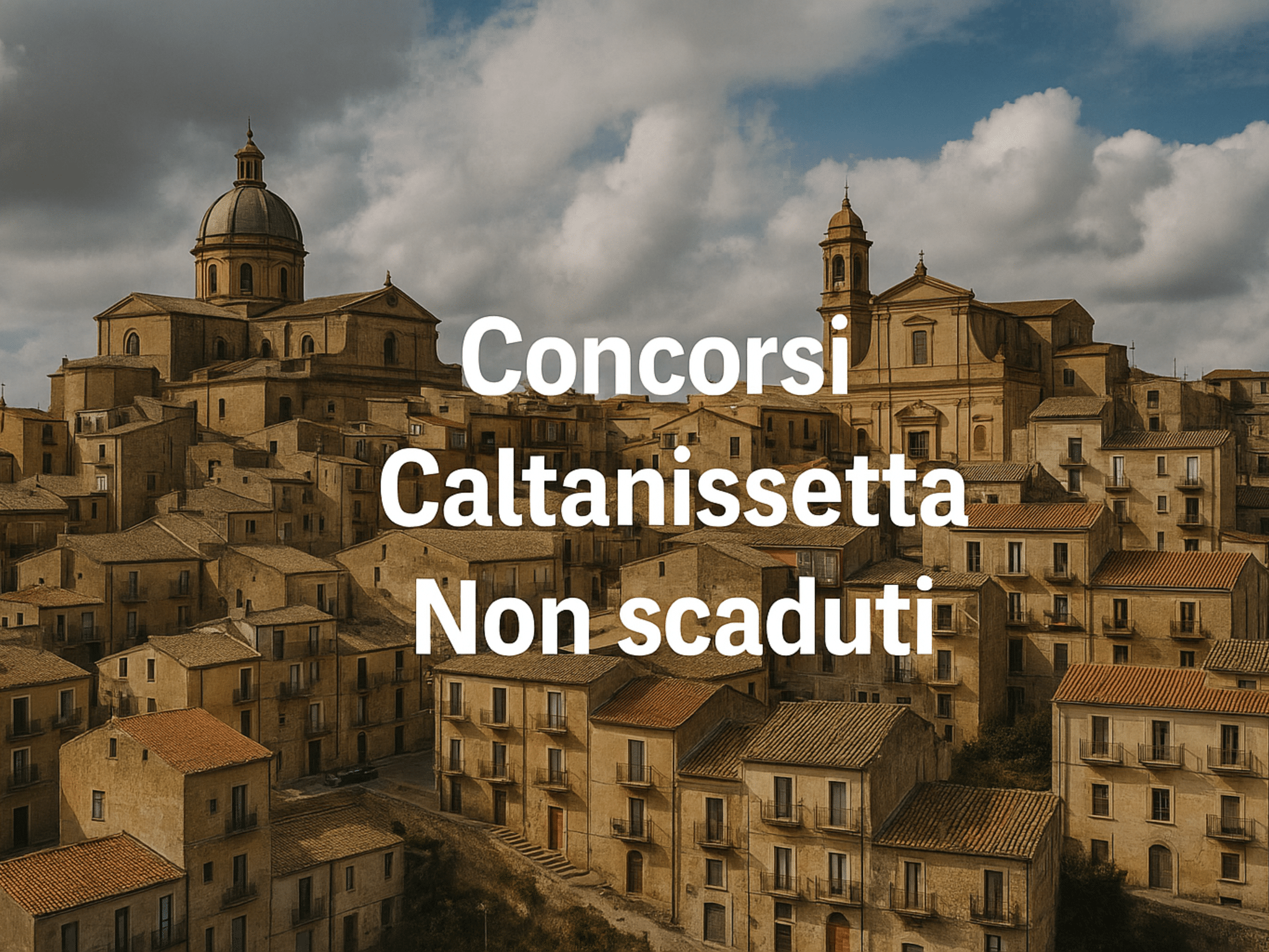 Concorsi Caltanissetta 2026 non scaduti – Tutti i bandi nella provincia