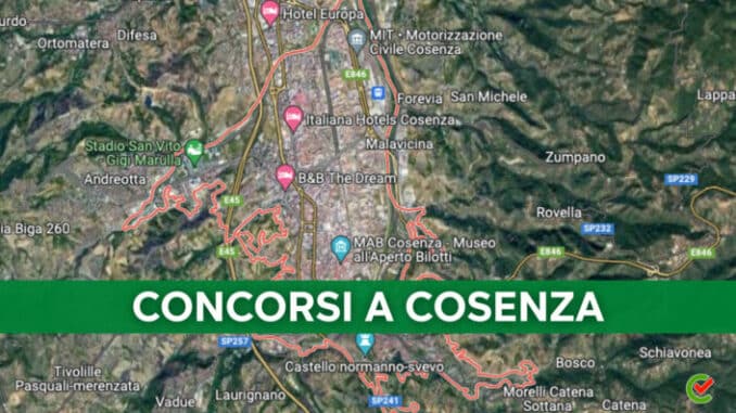 Concorsi Cosenza: Tutti i concorsi banditi nella provincia di Cosenza!