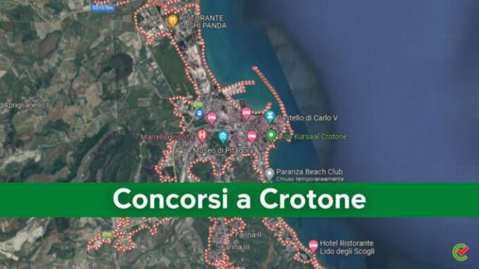 Concorsi Crotone 2022 non scaduti – Tutti i bandi nella provincia