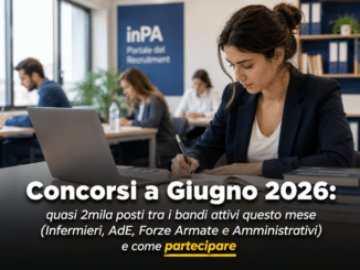 Concorsi a Giugno 2026 quasi 2mila posti di lavoro