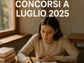 Concorsi a Luglio 2025