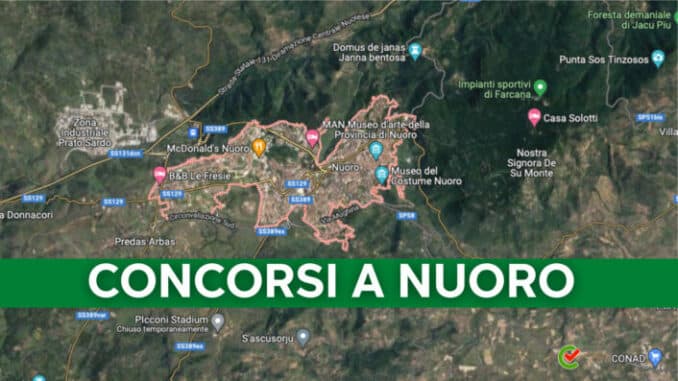 Concorsi a Nuoro, l'elenco completo di Concorsando.it