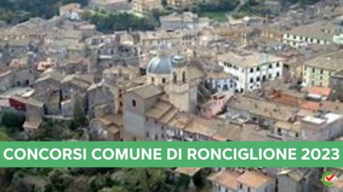 Concorsi Comune di Ronciglione 2023