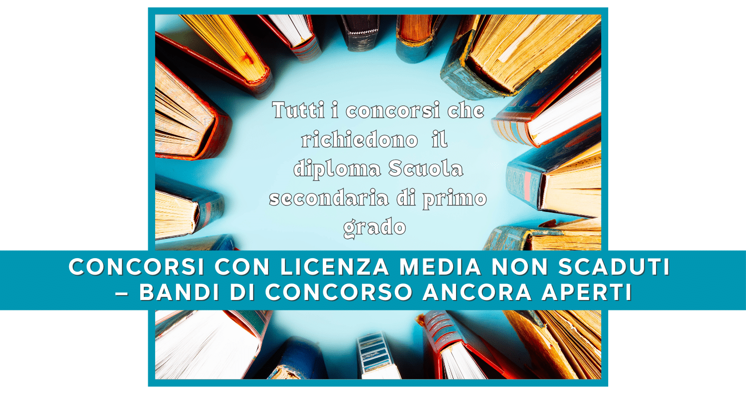 Concorsi con Licenza Media 2025: opportunità di lavoro aperte