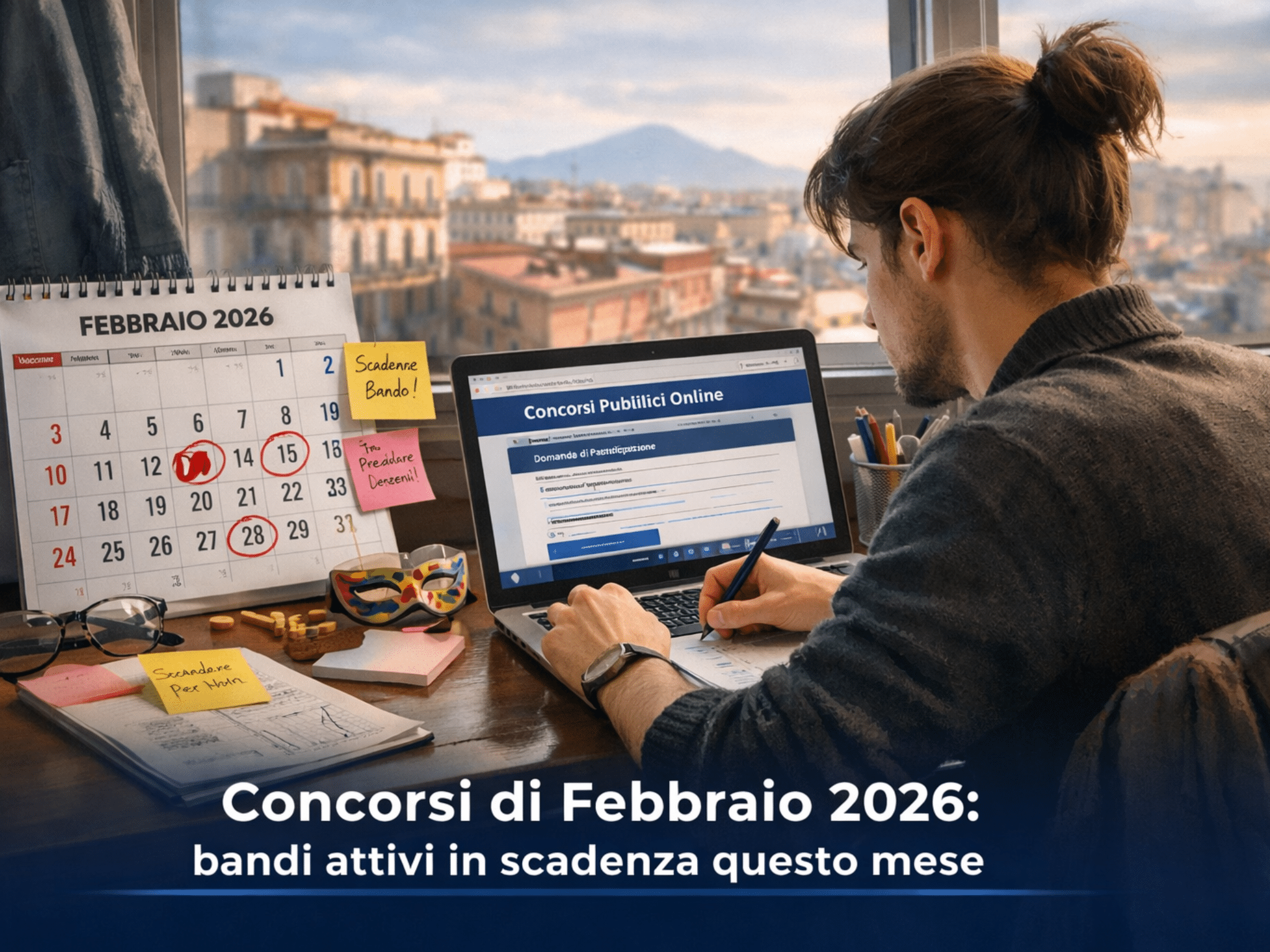 Concorsi Febbraio 2026 - Bandi attivi in scadenza