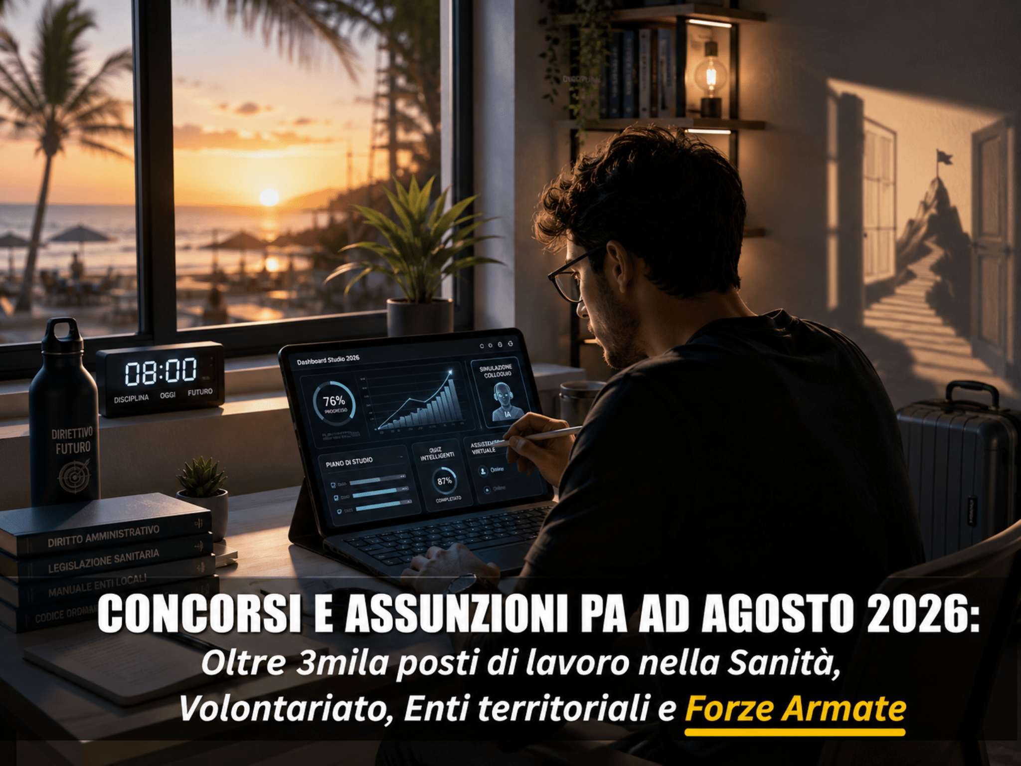 Concorsi e assunzioni PA ad Agosto 2026 – oltre 3mila posti di lavoro nella Sanità, Volontariato, Enti territoriali e Forze Armate
