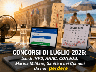 Concorsi e bandi a luglio 2026