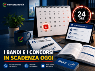 Concorsi e bandi oggi - lavoro