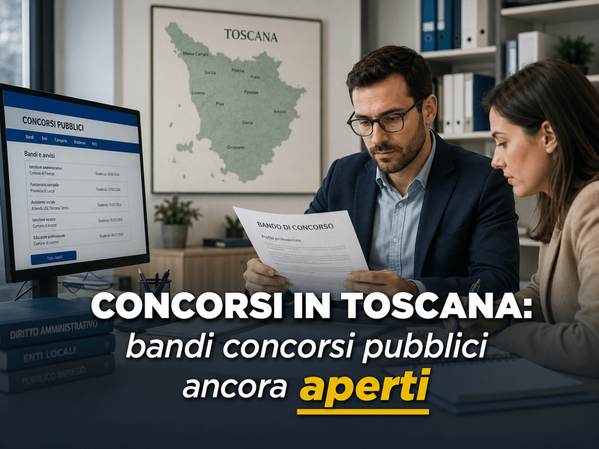 Concorsi in Toscana 2026 – Bandi Concorsi Pubblici Toscana