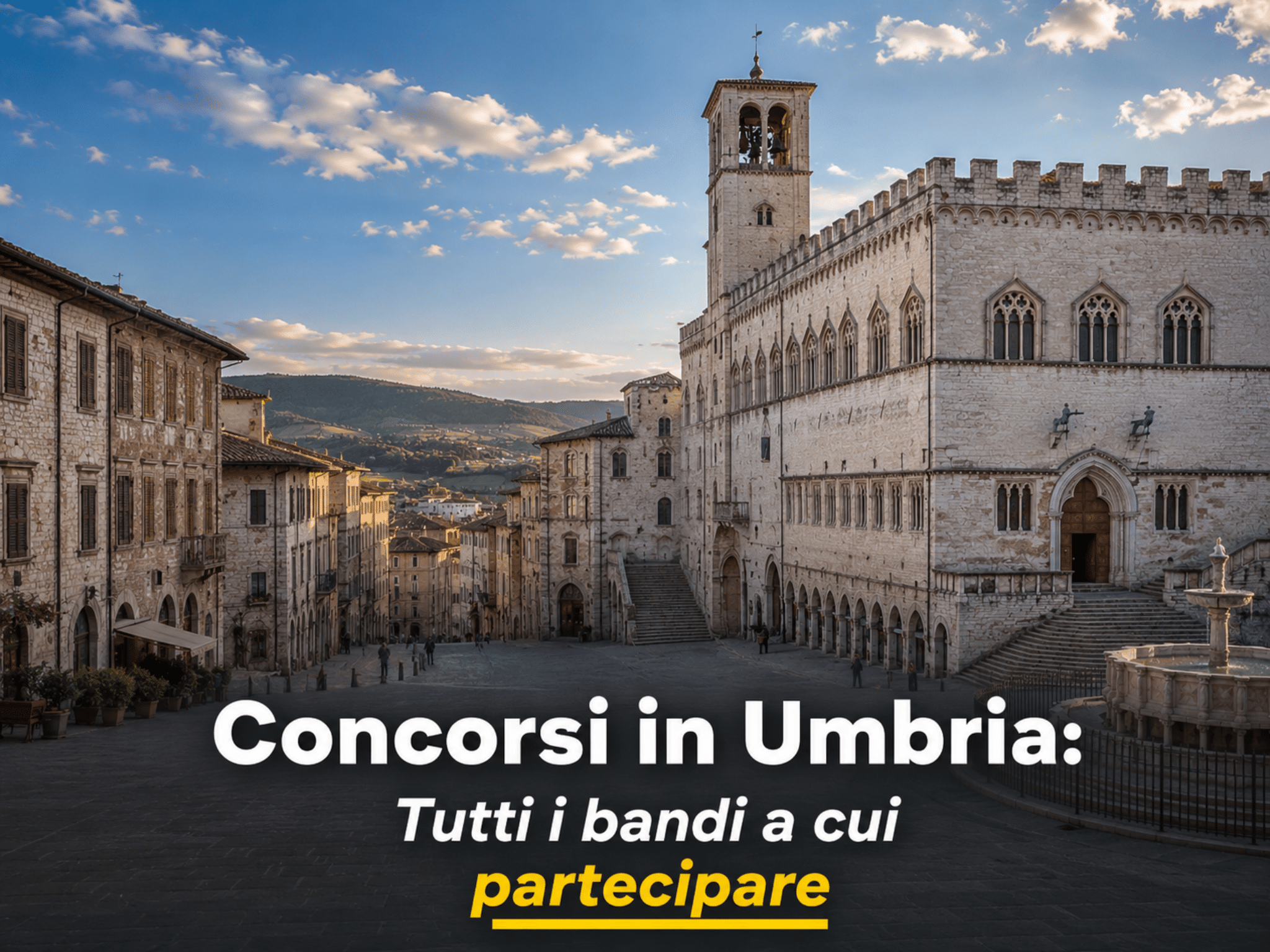 Concorsi in Umbria 2026 – Tutti i bandi