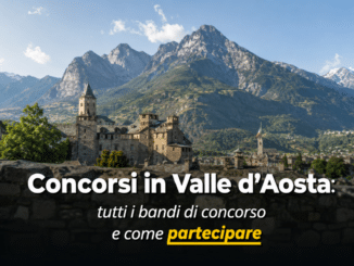 Concorsi in Valle Aosta 2026
