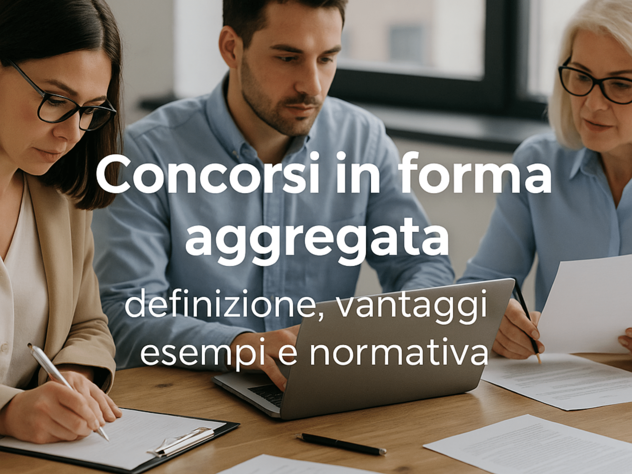 Concorsi in forma aggregata: definizione, vantaggi, esempi e normativa