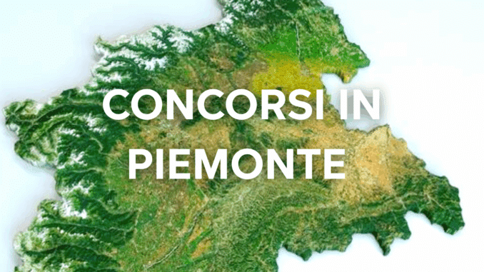 Concorsi Piemonte 2025 – Tutti i bandi nella regione