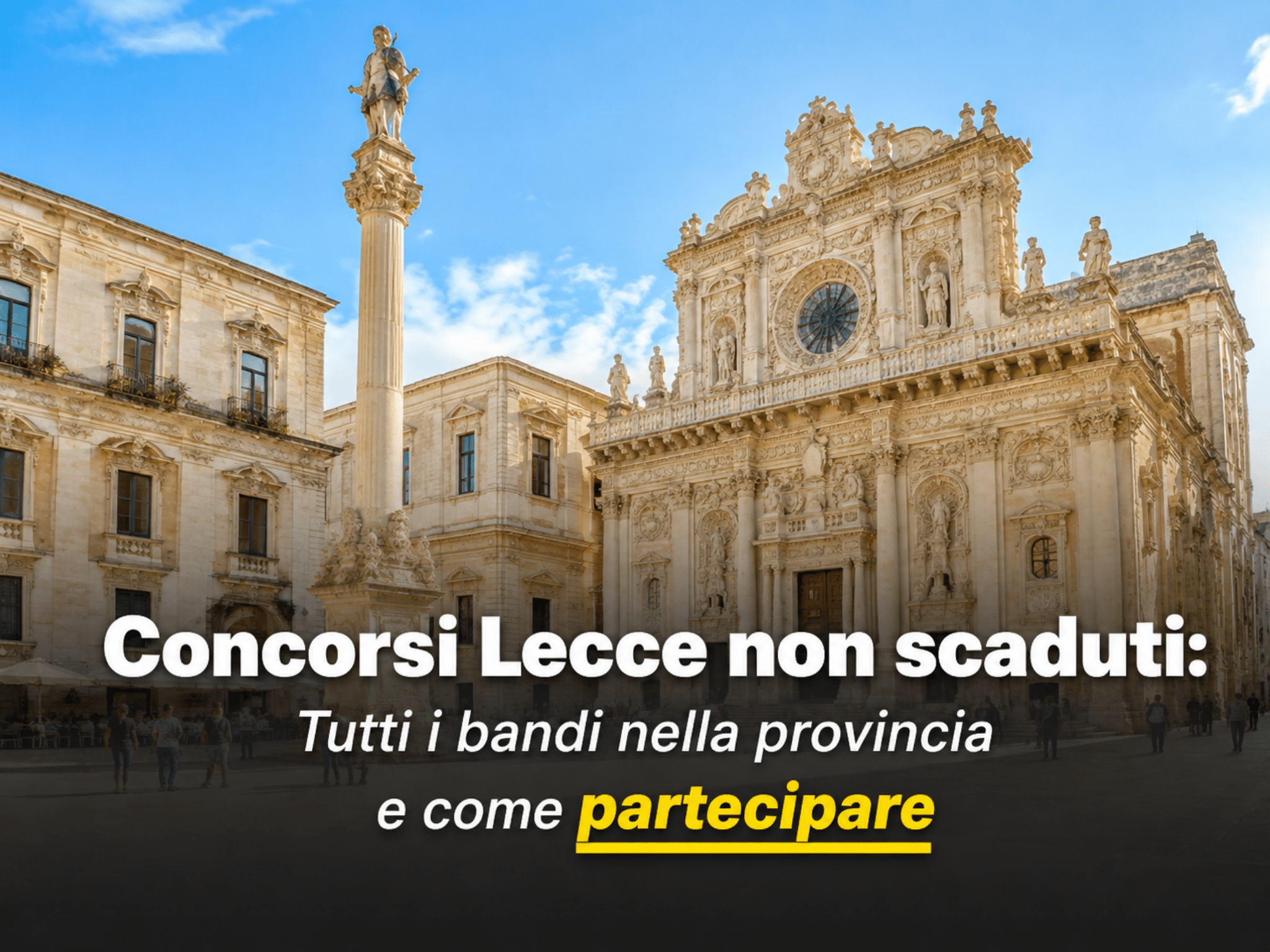 Concorsi Lecce 2026 - Tutti i bandi nella provincia