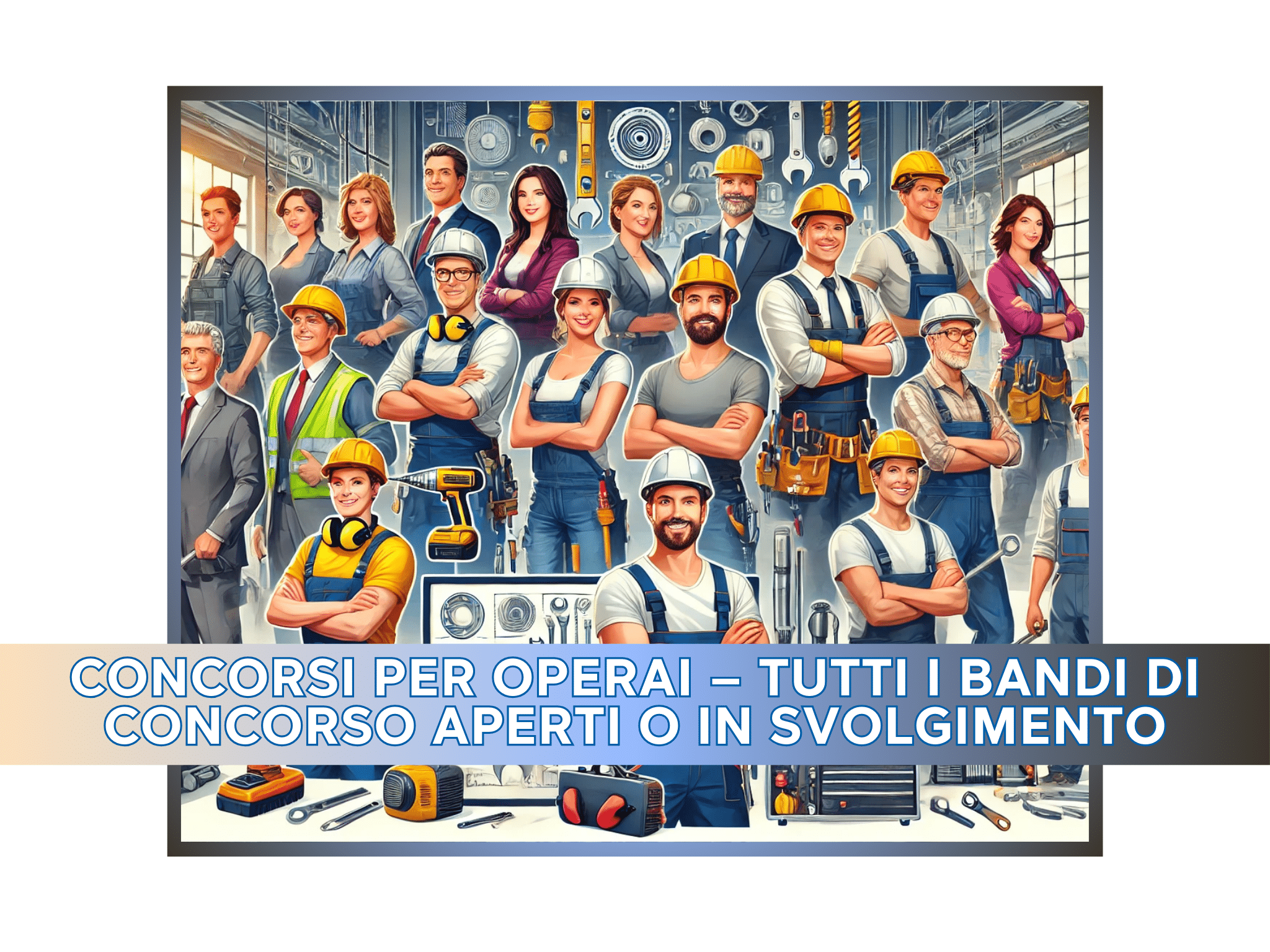 Concorsi per Operai 2026 – Tutti i bandi di concorso aperti o in svolgimento
