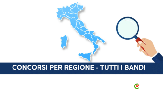 Concorsi per Regione - Tutti i bandi