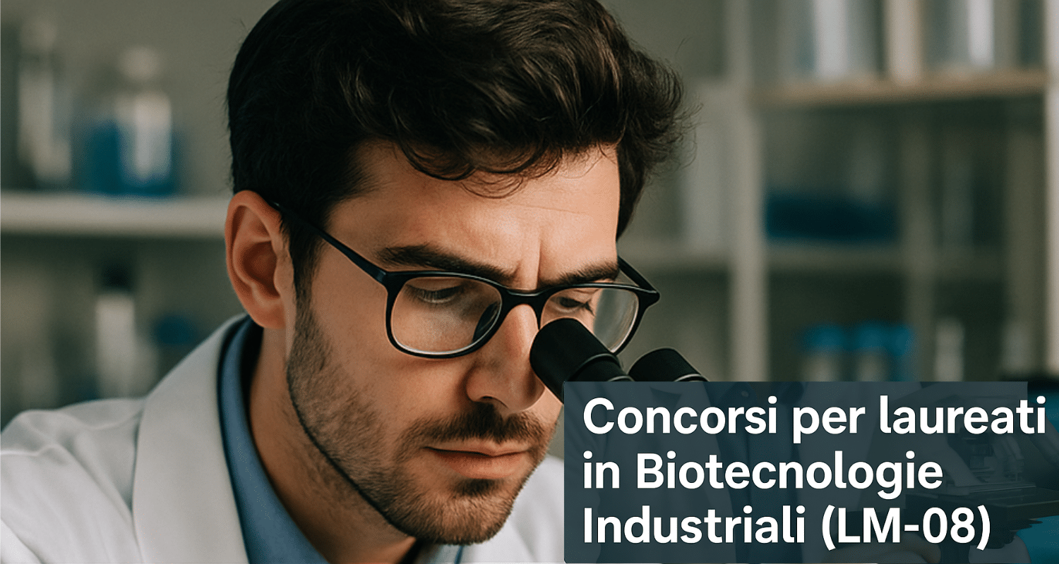 Concorsi per laureati in Biotecnologie Industriali (LM-08) - Bandi e guide sulla partecipazione e la preparazione