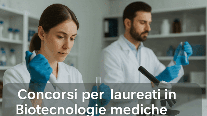 Concorsi per laureati in Biotecnologie mediche, veterinarie e farmaceutiche (LM-09) - Bandi e guide sulla partecipazione e la preparazione