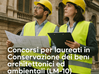 Concorsi per laureati in Conservazione dei beni architettonici ed ambientali (LM-10)