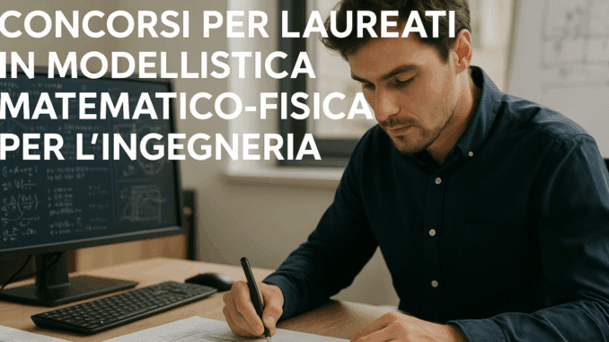 Concorsi per laureati in Modellistica Matematico-Fisica