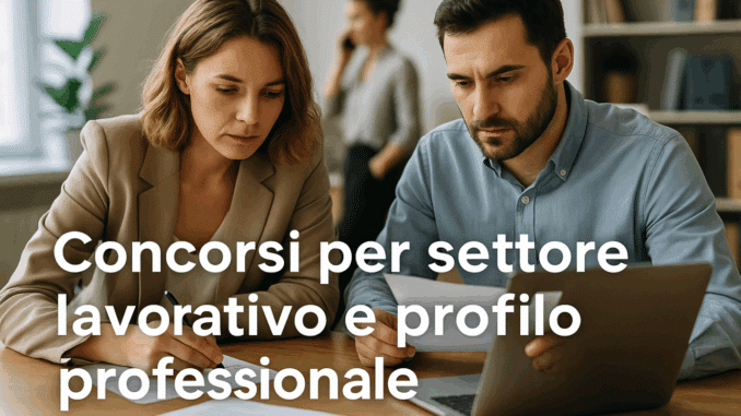 Concorsi per settore - anteprima social