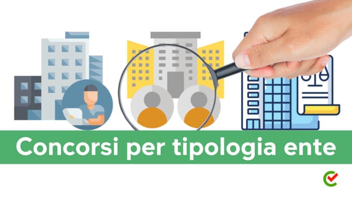 Concorsi per tipologia ente