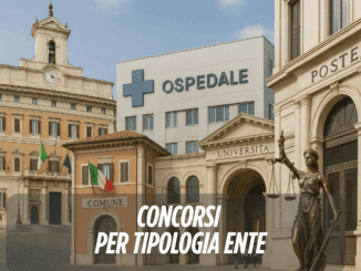 Concorsi per tipologia ente